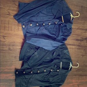 Express Navy blue and black jackets lot.